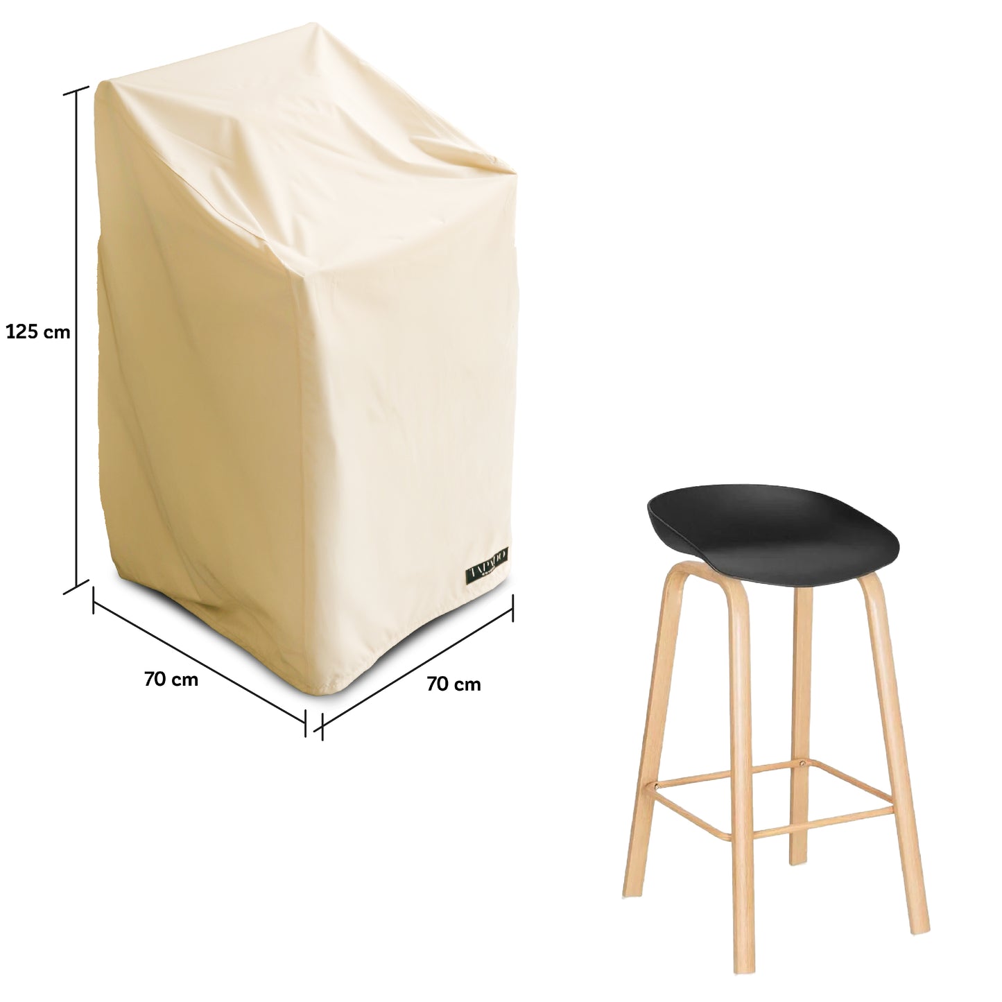 Funda para Silla y SillΓ³n Impermeable - ProtecciΓ³n Muebles Terraza y JardΓn - WAGEN COVERS