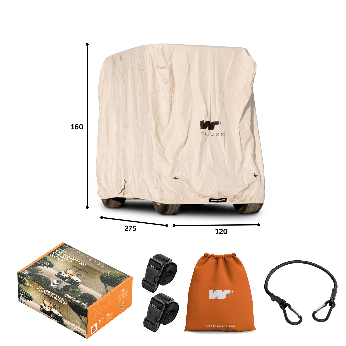 Funda para Carrito de Golf Impermeable - Deluxe - WAGEN COVERS