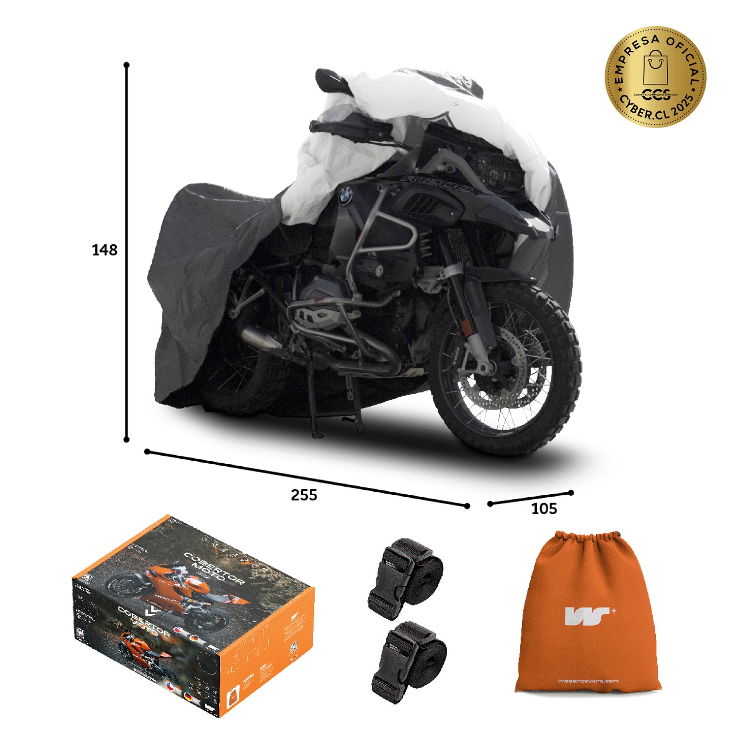 Funda para Moto Impermeable - Deluxe - WAGEN COVERS