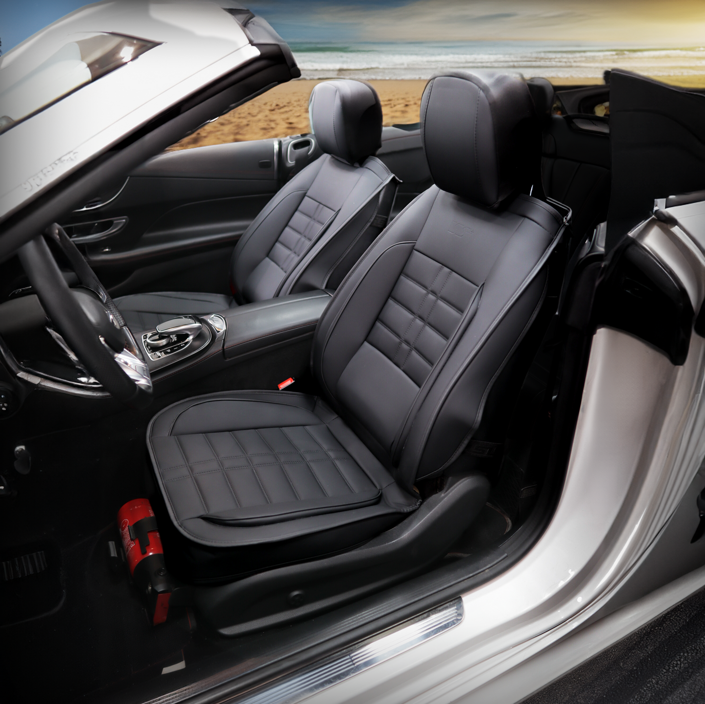 Fundas Asiento Auto Deluxe de Cuerina Adaptable - WAGEN COVERS