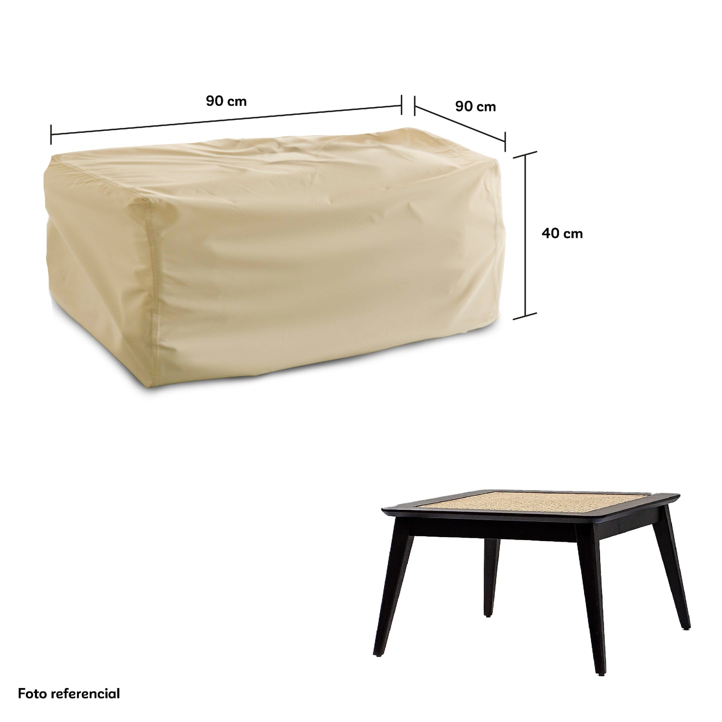 Funda para Mesa de Exterior Impermeable - Protección Mesas Jardín y Terraza - WAGEN COVERS
