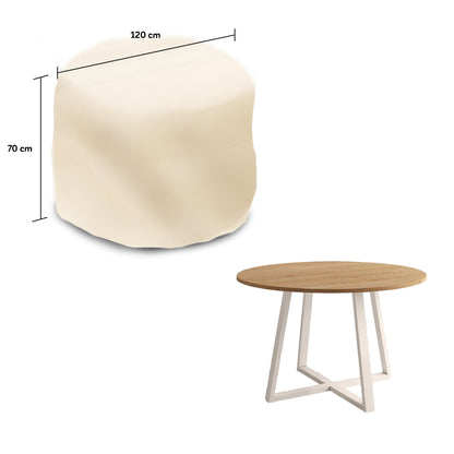 Funda para Mesa de Exterior Impermeable - Protección Mesas Jardín y Terraza - WAGEN COVERS