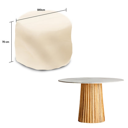 Funda para Mesa de Exterior Impermeable - Protección Mesas Jardín y Terraza - WAGEN COVERS