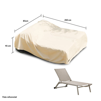 Funda para Reposera Impermeable - Protección Muebles Terraza y Jardín - WAGEN COVERS