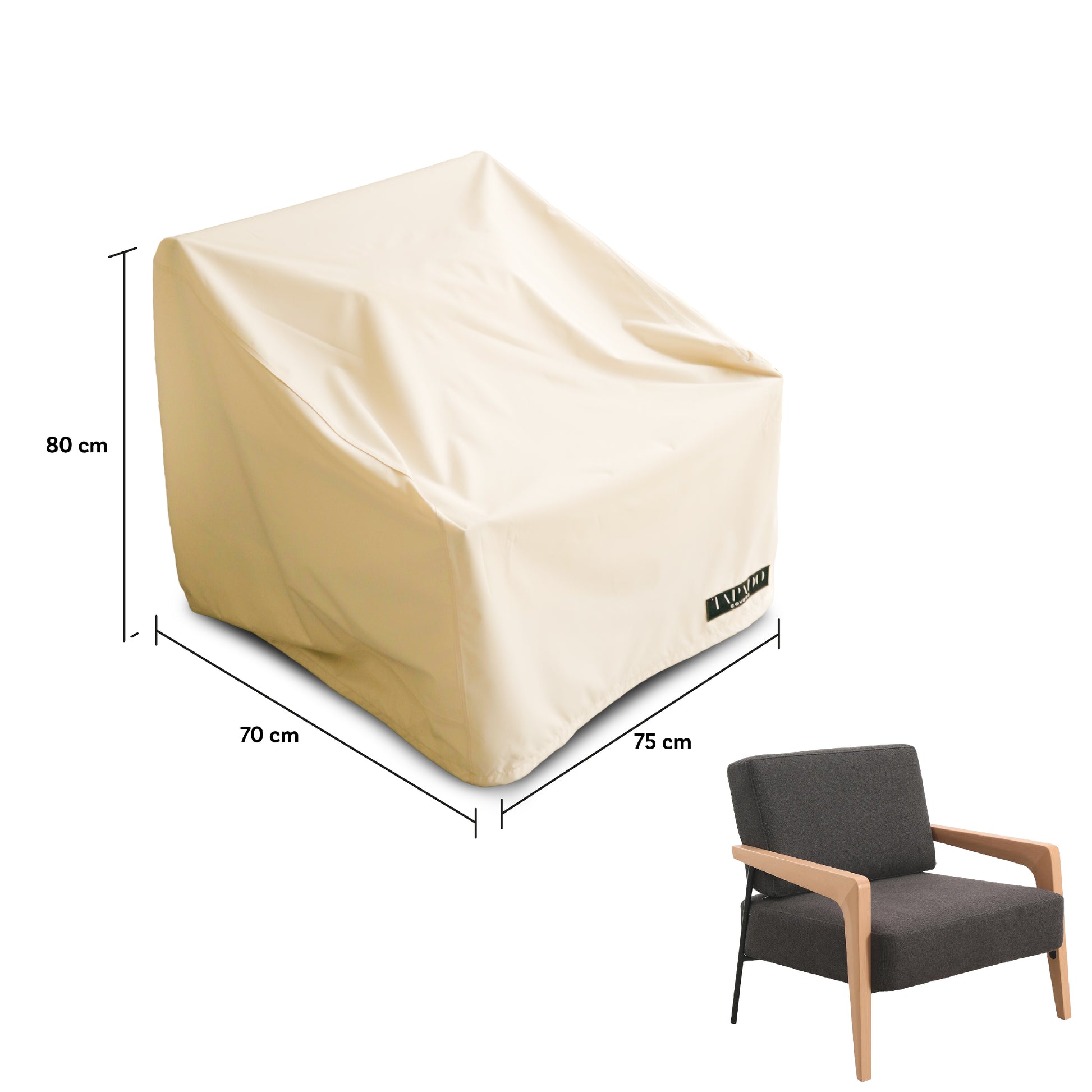 Funda para Silla y Sillón Impermeable - Protección Muebles Terraza y Jardín - WAGEN COVERS