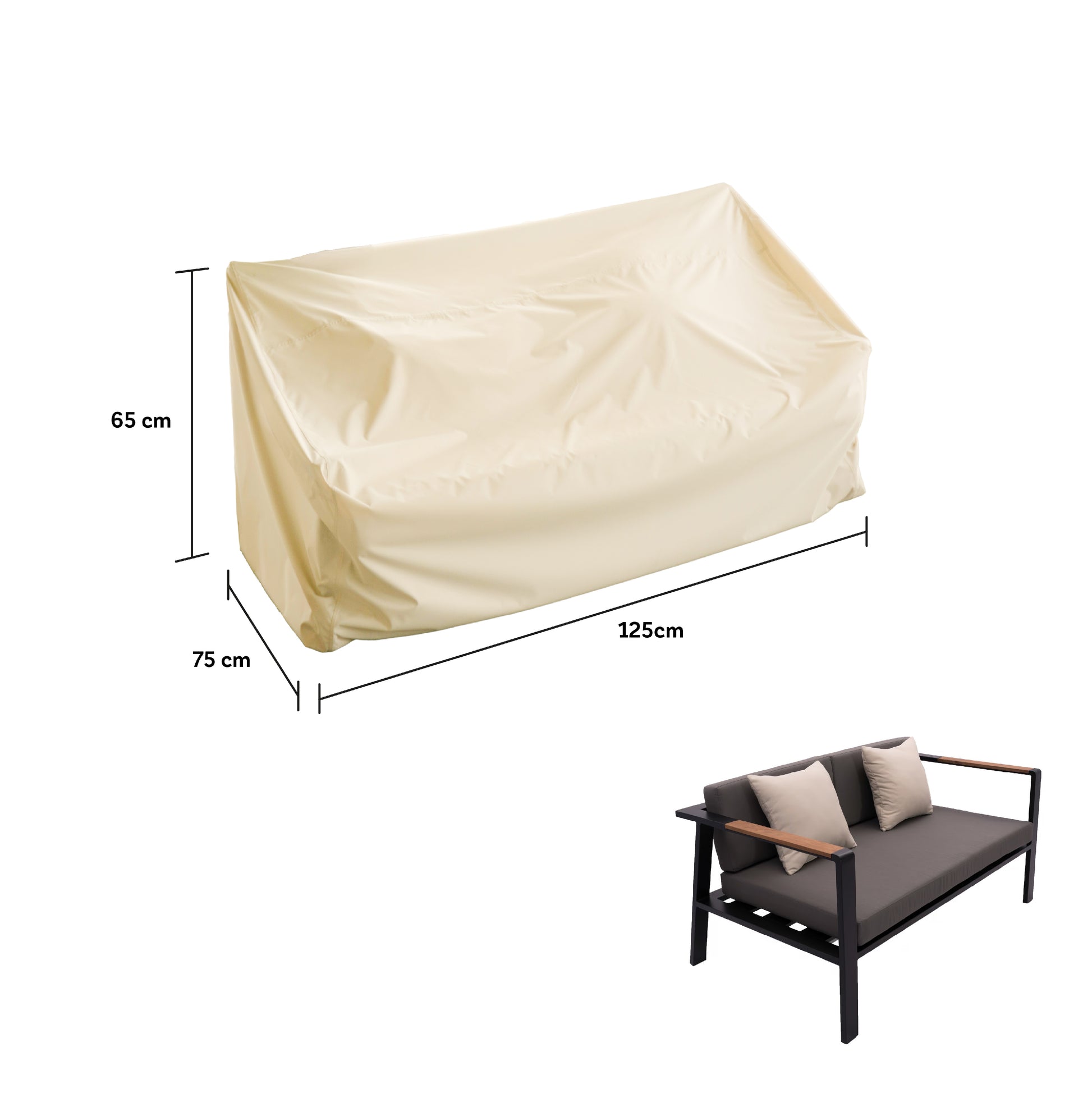 Funda Sofá Impermeable Ajustable - Protección Total Muebles Terraza Chile - WAGEN COVERS