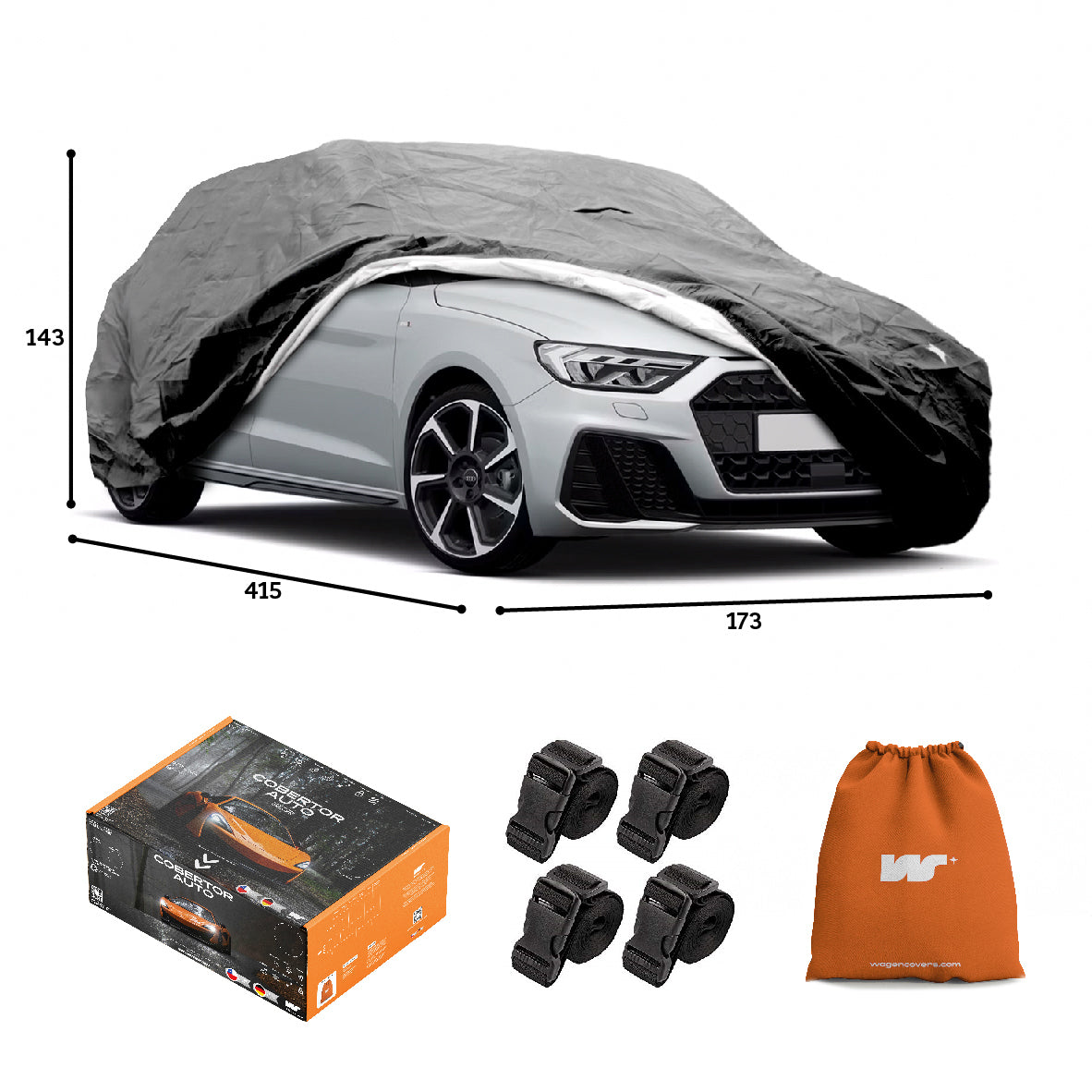 Funda para Auto Impermeable - Deluxe - WAGEN COVERS