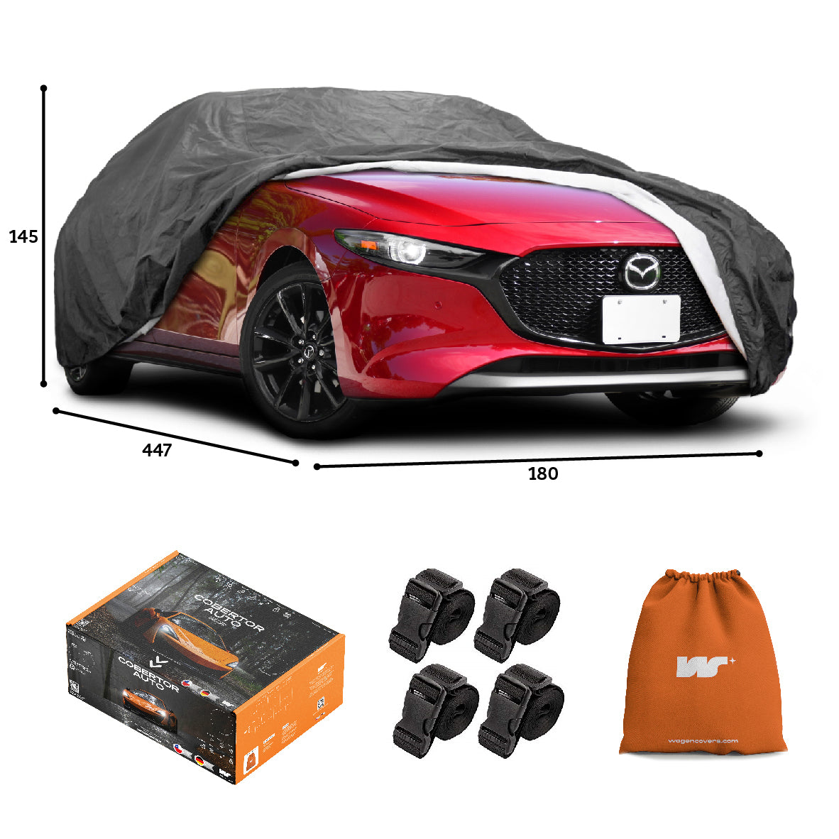 Funda para Auto Impermeable - Deluxe - WAGEN COVERS
