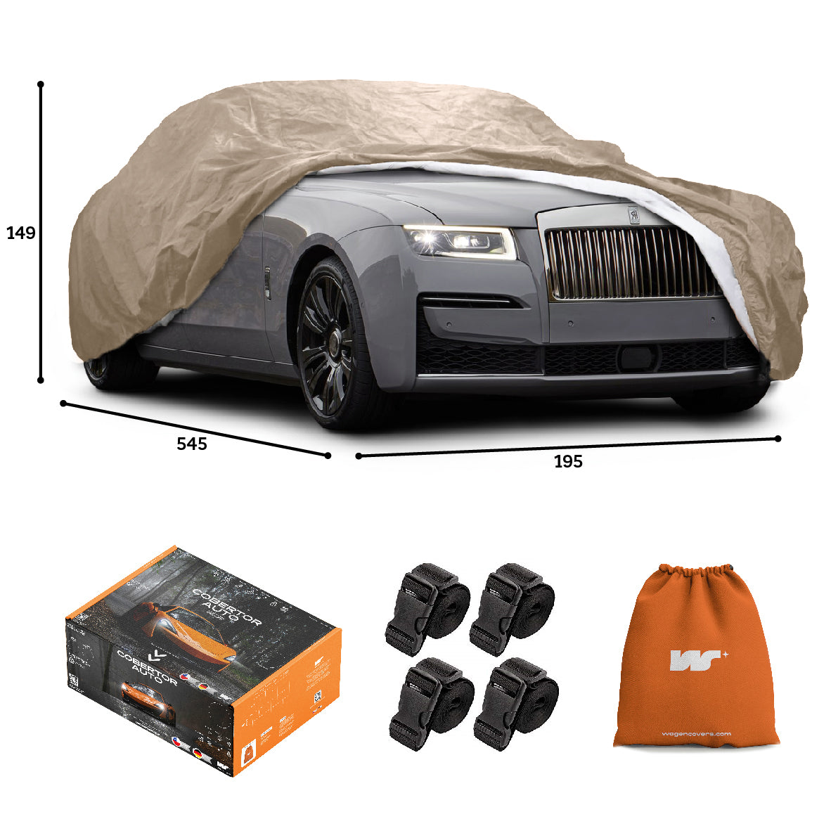 Funda para Auto Impermeable - Deluxe - WAGEN COVERS