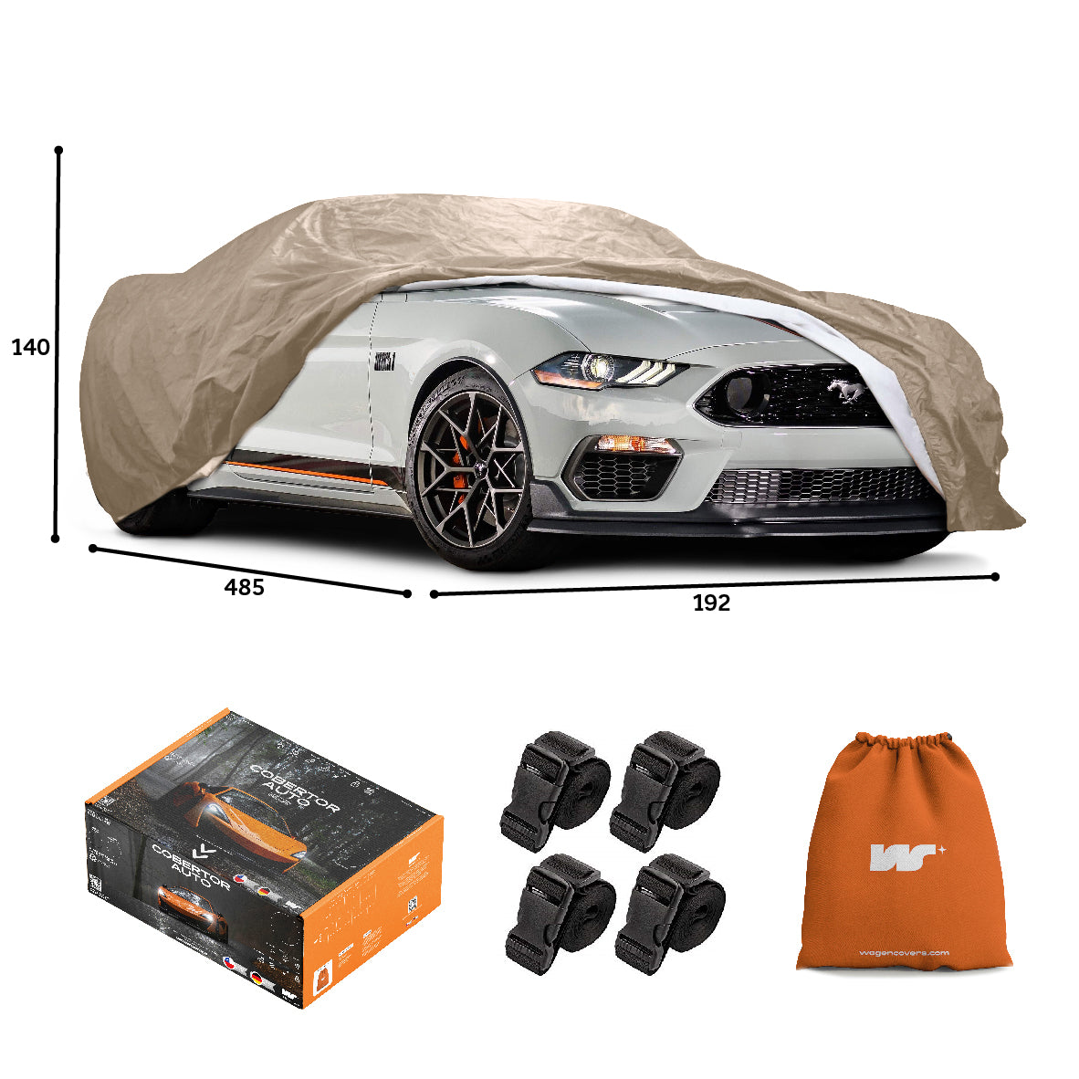 Funda para Auto Impermeable - Deluxe - WAGEN COVERS