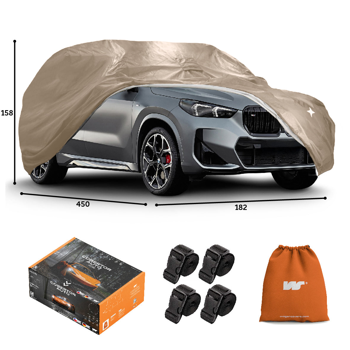 Funda para Auto Impermeable - Deluxe - WAGEN COVERS