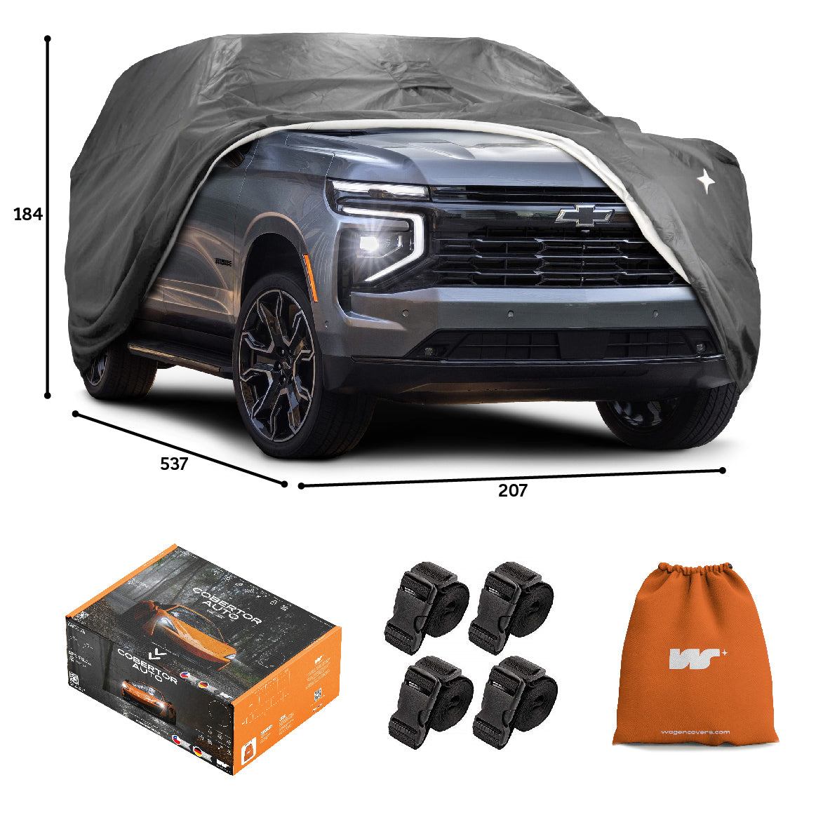 Funda para Auto Impermeable - Deluxe - WAGEN COVERS