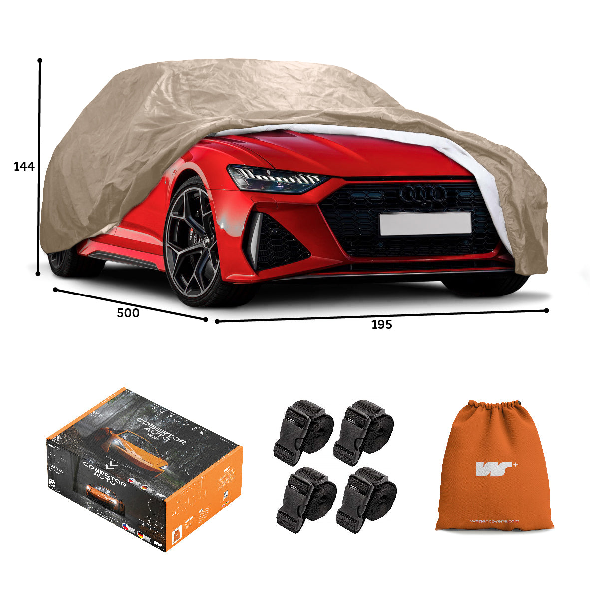 Funda para Auto Impermeable - Deluxe - WAGEN COVERS
