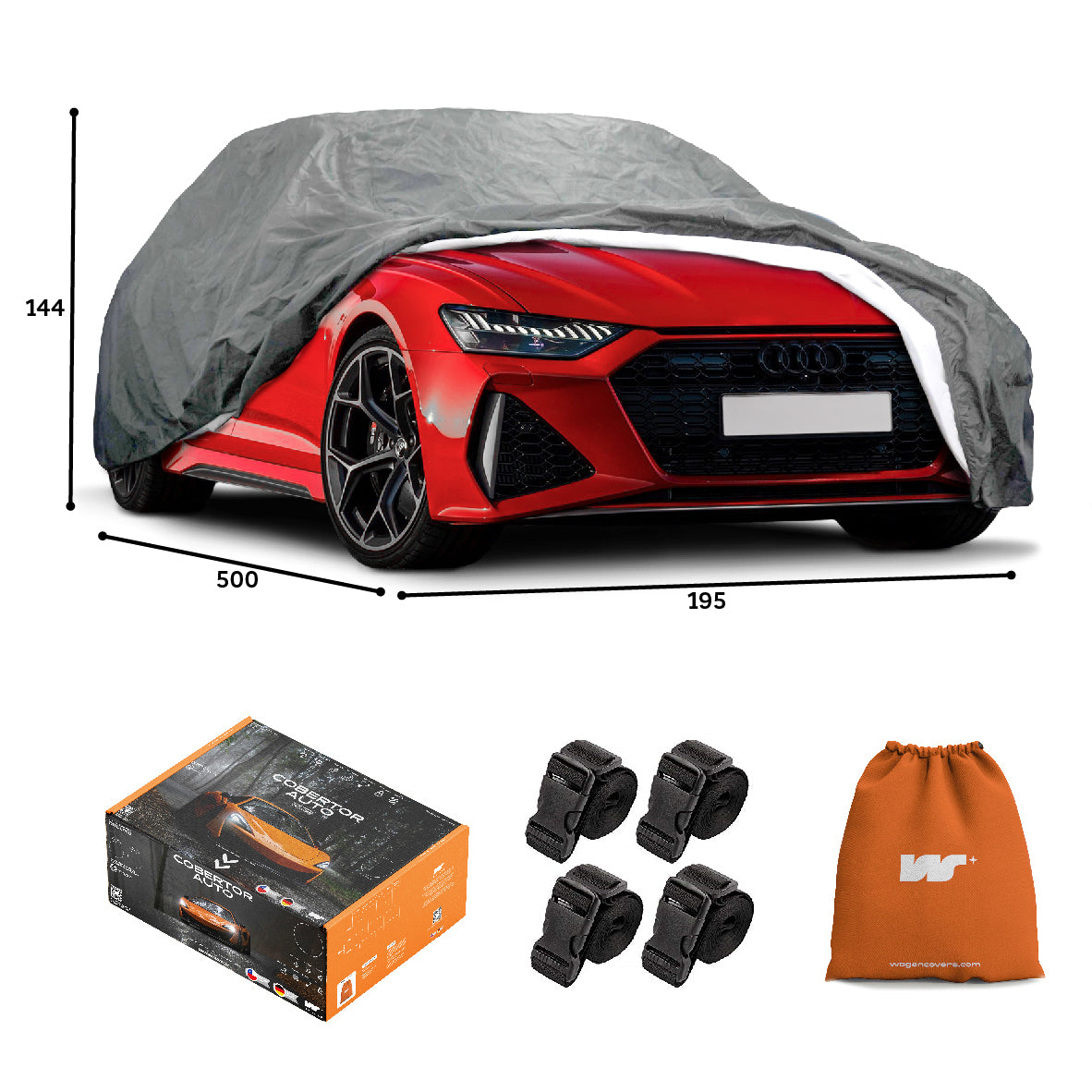 Funda para Auto Impermeable - Deluxe - WAGEN COVERS