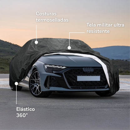 Funda para Auto Impermeable - Deluxe tela militar